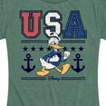 thumbnail image 3 of Disney - Americana - Usa Donald  - Women's Short Sleeve Graphic T-Shirt, 3 of 5