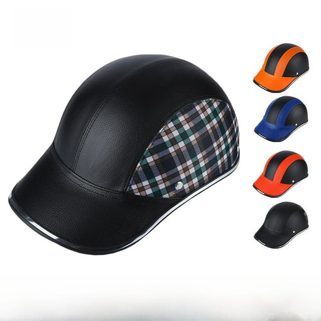Vintage-Inspired Lightweight ABS Cycling Helmet with Duckbill Visor – Breathable, All-Season Protection for Electric Bike Rides, Summer-Ready Comfort in Blue