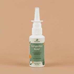 Nature's Rite Congestion Relief &ndash; Nasal Spray for Sinus & Allergy Support, 1.5 oz (45 mL) &ndash; Non-Addictive, Natural Formula