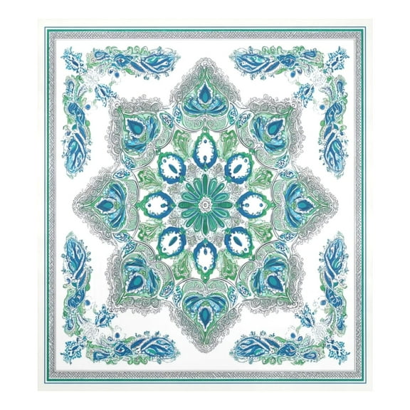 IAUYY Magnetic decorative sticker - 23x26 Inch PVC Refrigerator Decorative Cover, Removable DIY Art for Kitchen Appliances Handkerchief Illustration