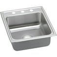 thumbnail image 2 of Elkay LRAD2022653 Lustertone Stainless Steel 19-1/2" x 22" x 6-1/2", Single Bowl Top Mount ADA Sink Lustertone, 2 of 2