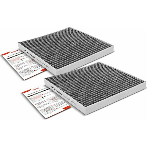 Cabin Air Filter Set 2 - Compatible with 2005 - 2022 Toyota Tacoma 2006 2007 2008 2009 2010 2011 2012 2013 2014 2015 2016 2017 2018 2019 2020 2021