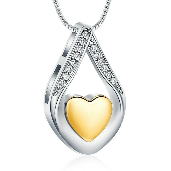 Teardrop Urn Necklaces for Ashes Memorial Ash Jewelry Cremation Jewelry Urn Necklace for Ashes Urn Pendant Keepsake Necklace
