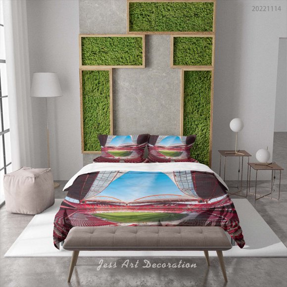 3D Arsenal FC Bluesky Cloud Quilt Cover Set Bedding Set Duvet Cover Pillowcase