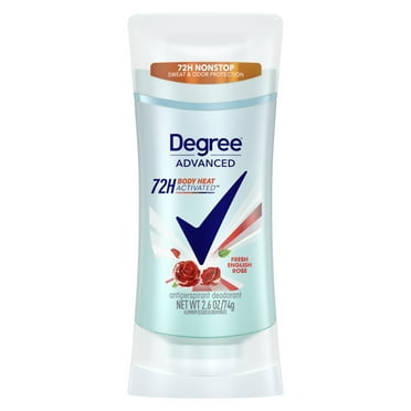 Degree Advanced 72 Hour Protection Women's Antiperspirant Deodorant Stick Fresh English Rose, 2.6 oz