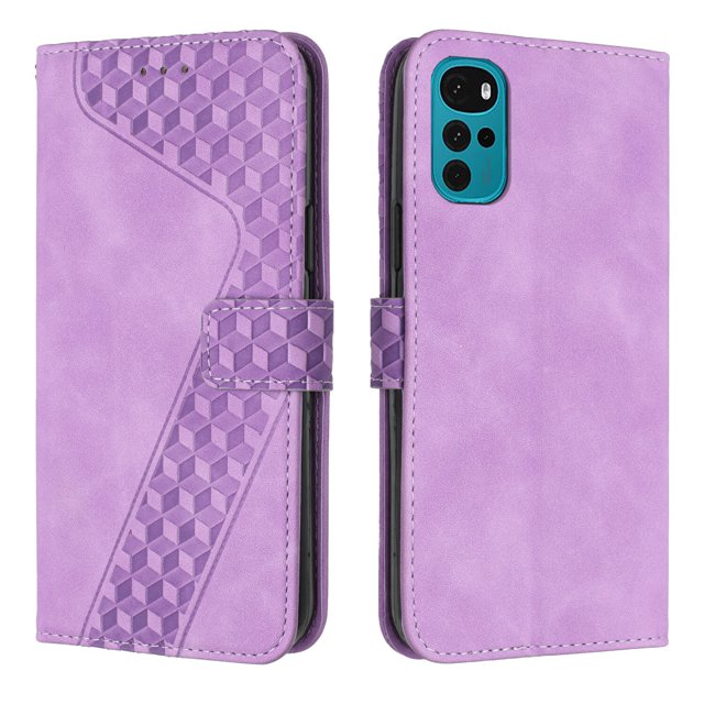 Compatible with Motorola Moto G22 Case Wallet Design with Card Slots Magnetic Closure Cover