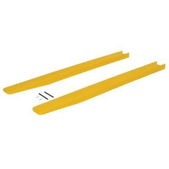 Vestil F5-60 5 x 60 in. Polyethylene Fork Blade Protectors - Yellow