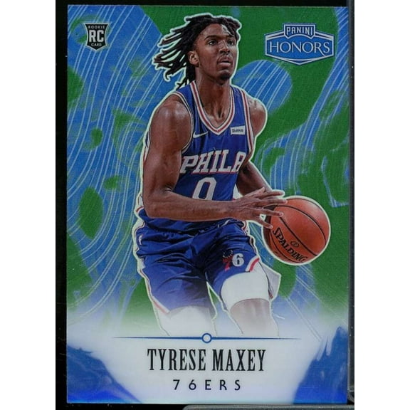 Tyrese Maxey Rookie Card 2020-21 Panini Chronicles Teal #598