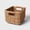 Small, variant on Braided Seagrass Crate - Handwoven Storage Basket, Cube System