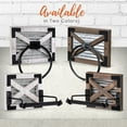 thumbnail image 5 of Autumn Alley Farmhouse Toilet Paper Holder and Towel Ring Holder with Bracket, Wall Mount, 2 Set - Farmhouse Wall Toilet Paper Holder and Bathroom Hand Towel Holder Wodden Decor, Brown, 5 of 8