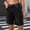 Black, variant on BUIGTTKLOP Women Baggy Bermuda Jean Shorts High Waisted Wide Leg Raw Hem Denim Shorts Summer Casual Shorts