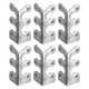 thumbnail image 3 of Protector Esquina Metal Vintage Rodapié Hierro (plateado) 6 Uds., 3 of 5