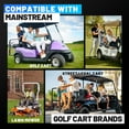 thumbnail image 4 of 48V 105Ah Golf Carts Lithium Lifepo4 Battery Bluetooth,Built in 200A BMS with a Smart Monitor Mobile APP & 58.4V 20A Charger,5376WH,15000+ Deep Cycles, 4 of 11
