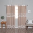 thumbnail image 3 of Aurora Home  Mix and Match Trellis Cut Out Curtains Wheat 84 84 Inches, 3 of 5