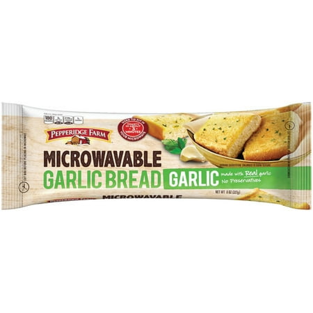 Pepperidge Farm Frozen Garlic Microwaveable Garlic Bread, 8 oz. (Best Frozen Garlic Bread)