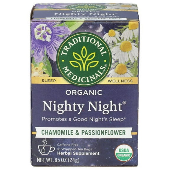 Traditional Medicinals Organic Nighty Night Tea 16 ct Pack of 3