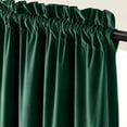 thumbnail image 2 of Cortinas Lazzzy Velvet, color verde esmeralda, opacas, 214 x 213 cm, 2 paneles, 2 of 9