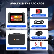 ANCEL Bidirectional Scan Tool Car Diagnostic Code Reader, Full Systems OBD2 Scanner Diagnostic Tool