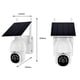 thumbnail image 2 of Cámaras de seguridad de 360 ° inalámbricas para exteriores con energía solar, cámaras WiFi inalámbricas de 2,4G para seguridad en el hogar, audio de 2 vías, IP65, SD/almacenamiento en la nube Zhivalor BST3020043, 2 of 8