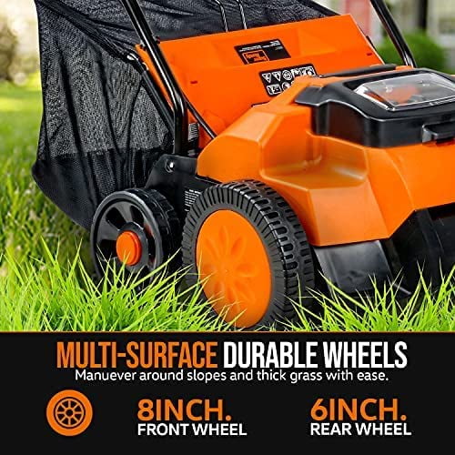 SuperHandy CORDLESS 2 IN 1 WALK BEHIND SCARIFIER