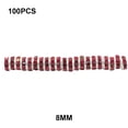 thumbnail image 3 of 100 Pieces Rhinestone Rondelles with Big Handmade Rhinestone Rondelle with Holes Charm Spacer Beads Jewelry Crystal Multi-colors Loose Bead for DIY Necklace Red, 3 of 8