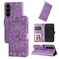 thumbnail image 1 of Funda tipo cartera GANGXUN para Samsung Galaxy S25 FE , diseño girasol, cuero PU, soporte, cierre magnético, tarjetero, 1 of 5