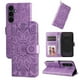 thumbnail image 1 of Funda tipo cartera GANGXUN para Samsung Galaxy S25 FE , diseño girasol, cuero PU, soporte, cierre magnético, tarjetero, 1 of 5