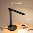 thumbnail image 2 of TaoTronics LED Desk Lamp, 12W Dimmable Office Reading Lamp Adjustable Swing Desk Lamp with USB Port, Brown, 2 of 7