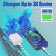 thumbnail image 2 of Cargador USB C wabklove, 20 W, tipo C, cargador de pared para iPhone con cable, 2 of 8