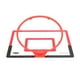 thumbnail image 5 of Aro de baloncesto en miniatura para interiores, de color rojo y negro, con diseño de rebote para un juego divertido entre padres e hijos, montaje sin orificios, 5 of 8