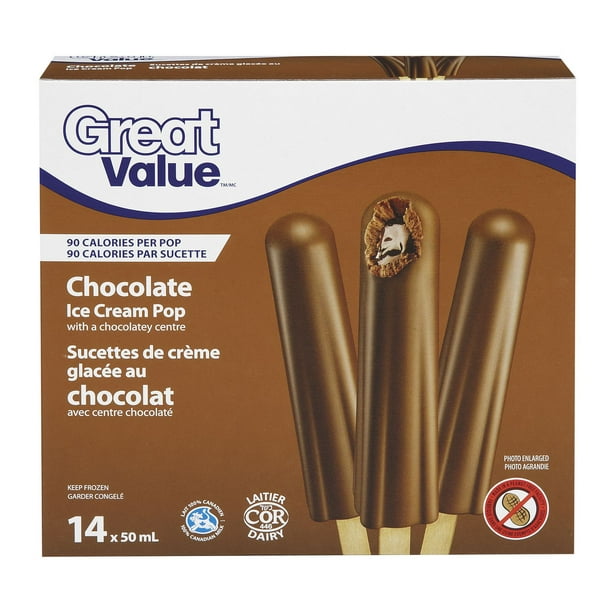 Great Value Barres à la crème glacée au chocolat