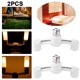 thumbnail image 1 of JShteea 2 uds E27 a 2E27 adaptador Base bombilla portátil 85-285V 2 cabezales Base para Hotel en casa, 1 of 6