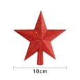 thumbnail image 3 of Clearance Glittered Christmas Tree Topper Star Treetop for Small Christmas Tree Decoration or Home Decor, Hard Plastic, 3 of 4