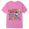 thumbnail image 3 of Gzbliryd White T Shirts Letter Print T Shirt Top Short Sleeve Summer Blouse Funny Graphic Print Tees Tops for Teens Boys Girls Summer Tops Summer Clothes for Teens (Light Pink,8-9 Years), 3 of 3