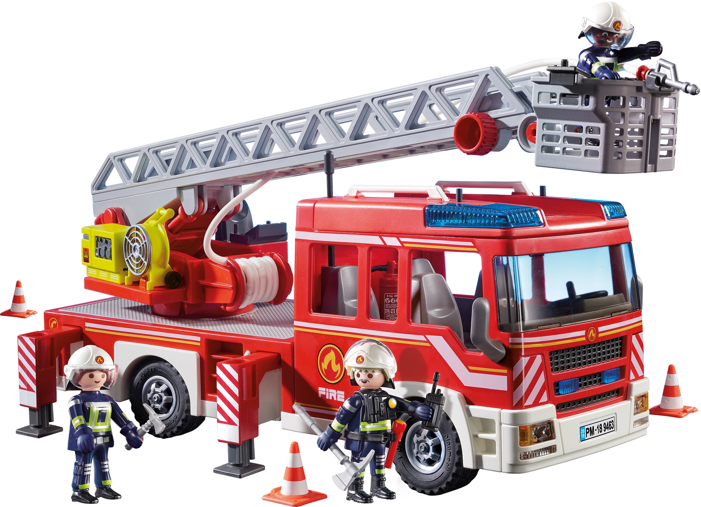 Playmobil Rescue Ladder Unit Carro Unidad Rescate Bomberos 
