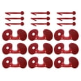 thumbnail image 4 of Lunettes de Poulet Rouges 100 Pcs 3.1x1.2in, 4 of 5