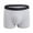 Grey, variant on zeranth Men Boxers High Elastic Front Opening Solid Color Seamless Breathable Anti-septic Quick Dry Swimming Bathing Trunks Men Underwear
