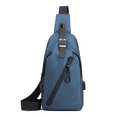 thumbnail image 1 of Bolso bandolera Levamdar para hombre, con puerto de carga USB, 1 of 5