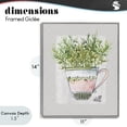 thumbnail image 4 of Stupell Industries Rustic Lodge Dill Herb Mug Gray Framed Giclee Art, 11 x 14, by Livi Finn, 4 of 8