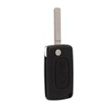 thumbnail image 5 of 2 Button Flip Remote Key Case Black Easy to Carry Replacement for Peugeot 107 207 307 307cc 308 SW 407 607 Unslotted Blade CE0536VA2, 5 of 5