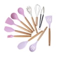 thumbnail image 1 of Juego de Utensilios Ekco Trends Madera y Silicón 11 Piezas – Rosa, 1 of 4