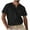 Black, variant on Mens V Neck Pocket T-Shirts Casual Short Sleeve Basic Tee Tops Summer Business Blouses for Men