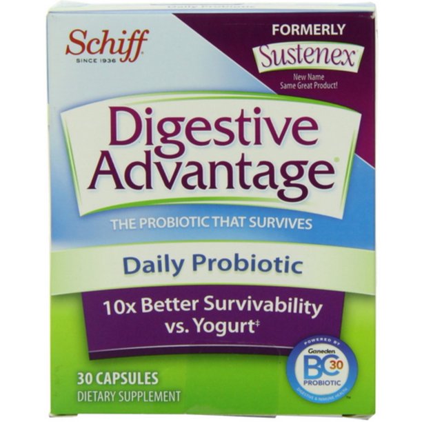 Digestive Advantage Daily Probiotic Capsules 30 ea (Pack of 2