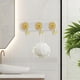 thumbnail image 1 of Ganchos para abrigos Soledad Perchas adhesivas Ganchos de pared reutilizables Dorado, 1 of 10