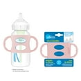 thumbnail image 5 of Dr. Brown's Milestones Wide-Neck Baby Bottle Handles, 100% Silicone, Light Pink, 4 Months+, 1-Pack, 5 of 11