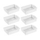 thumbnail image 2 of Cestas de almacenamiento Perfecl 6x Contenedor de gran capacidad 36.4 cm x 25.1 cm x 6.8 cm, 2 of 8