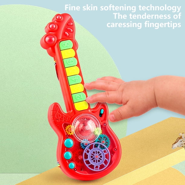 Set De Guitarra Y Micrófono Eléctrico Educativo Para Niños | Envío gratis