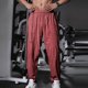 thumbnail image 1 of Pantalones largos para hombre, color liso, informales, a la moda, con cintura elástica, holgados, de poliéster, 1 of 7