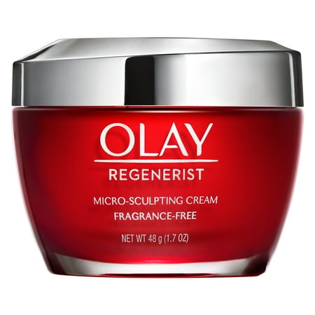 Olay Regenerist Micro-Sculpting Cream Moisturizer, Fragrance-Free, 1.7 (The Best Moisturizer For Rosacea)