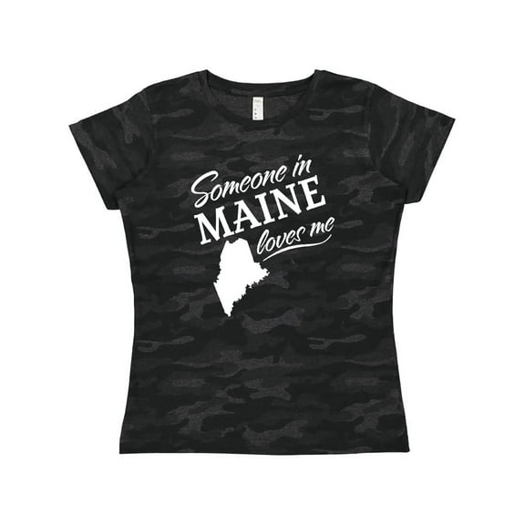 Inktastic Someone in Maine Loves Me Women's T-Shirt